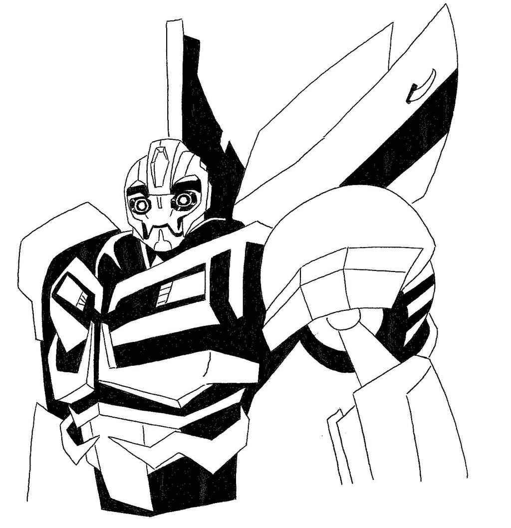 1024x1058 Bumblebee Transformer Coloring Page