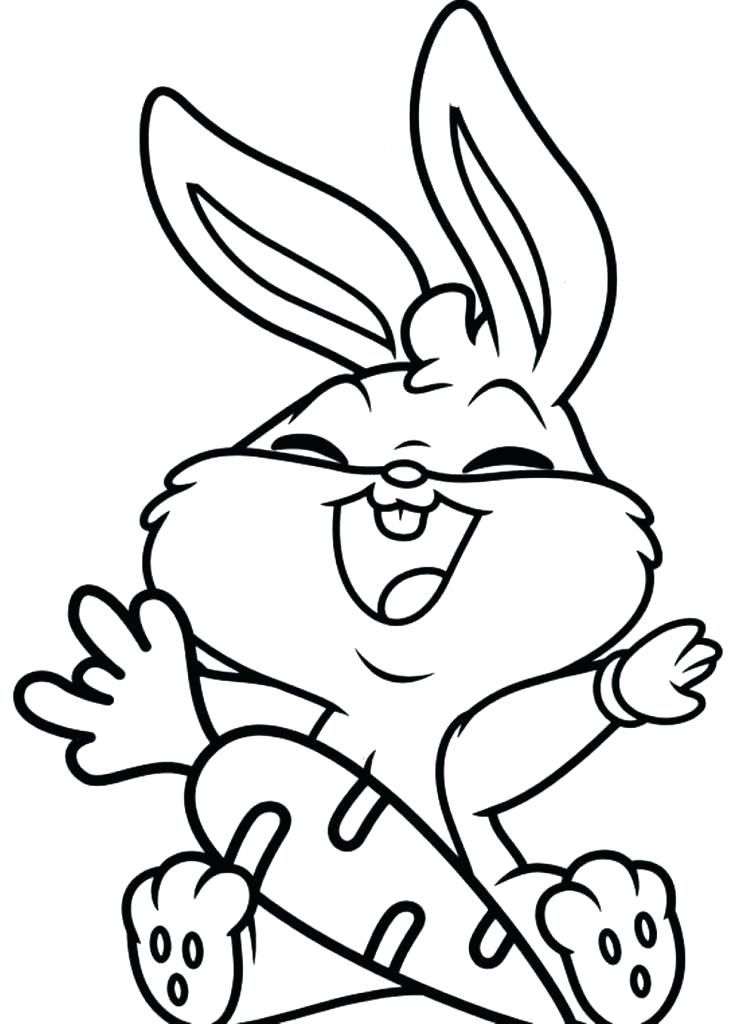 734x1024 Bugs Bunny Coloring Sheets Printable Printable Bunny Coloring