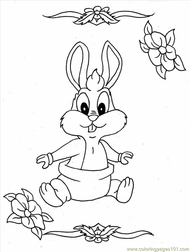 650x862 Cute Bunny Coloring Pages Free Printable Coloring Page Baby