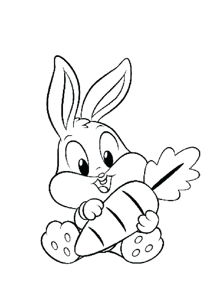 724x1024 Cute Bunny Coloring Pages Free Printable Coloring Page Baby Cute