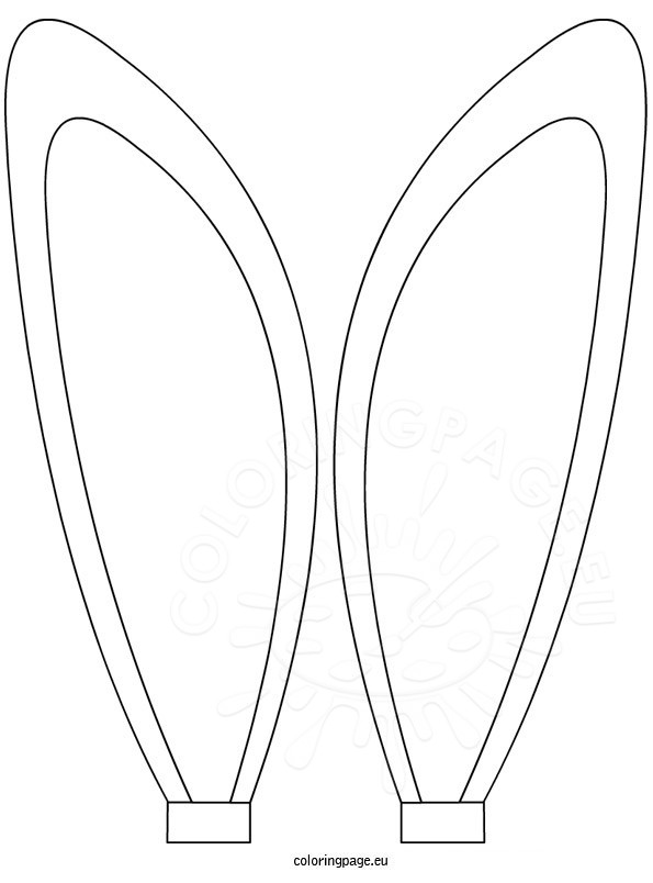 Bunny Ears Coloring Page at GetColorings.com | Free printable colorings ...