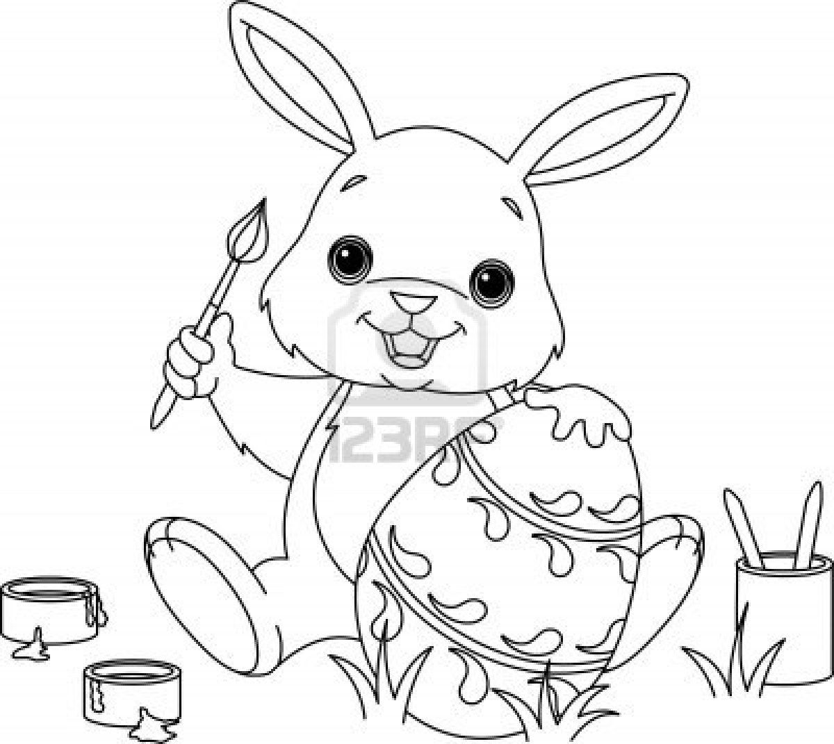 Fascinating Cute Easter Coloring Pages U Color Bros Pict 1200x1071 Fascinating Cute Easter Coloring Pages U Color Bros Pict