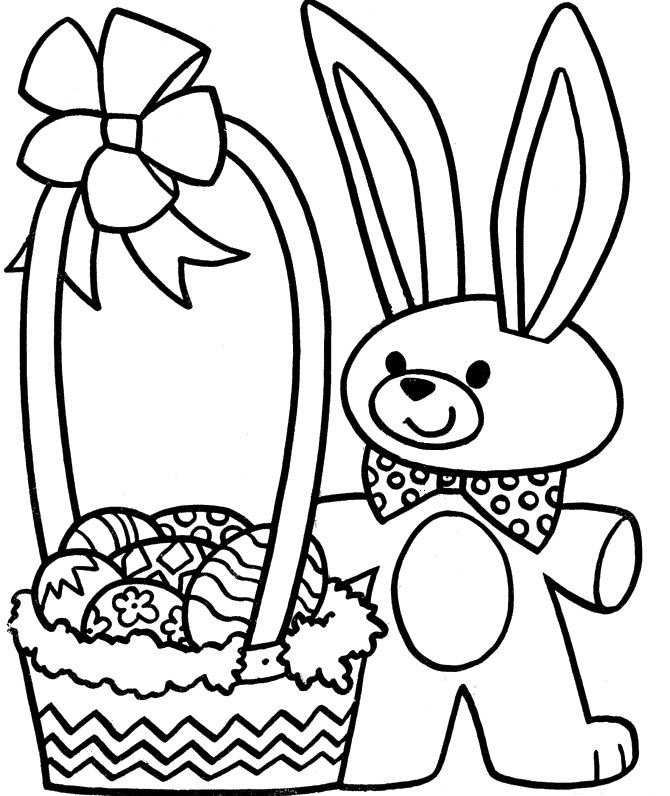 Happy Easter Coloring Pages Easter Bunny Coloring Pages 670x796 Happy Easter Coloring Pages Easter Bunny Coloring Pages