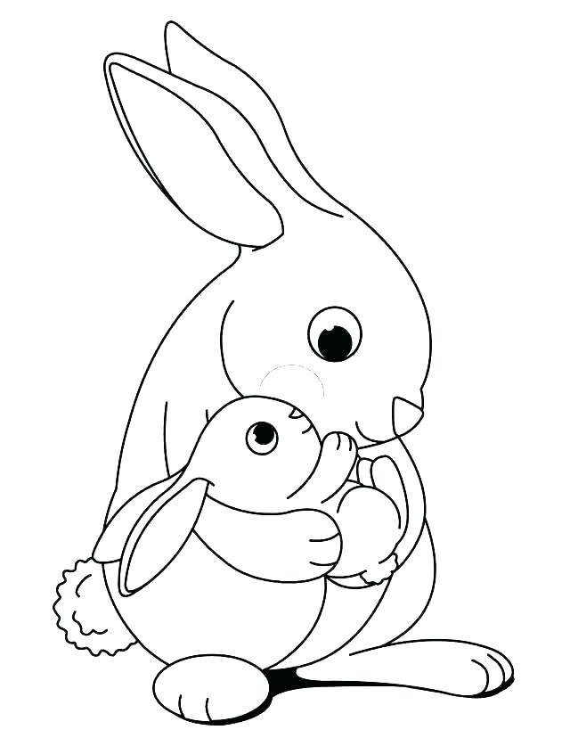 Bunny Rabbit Coloring Pages