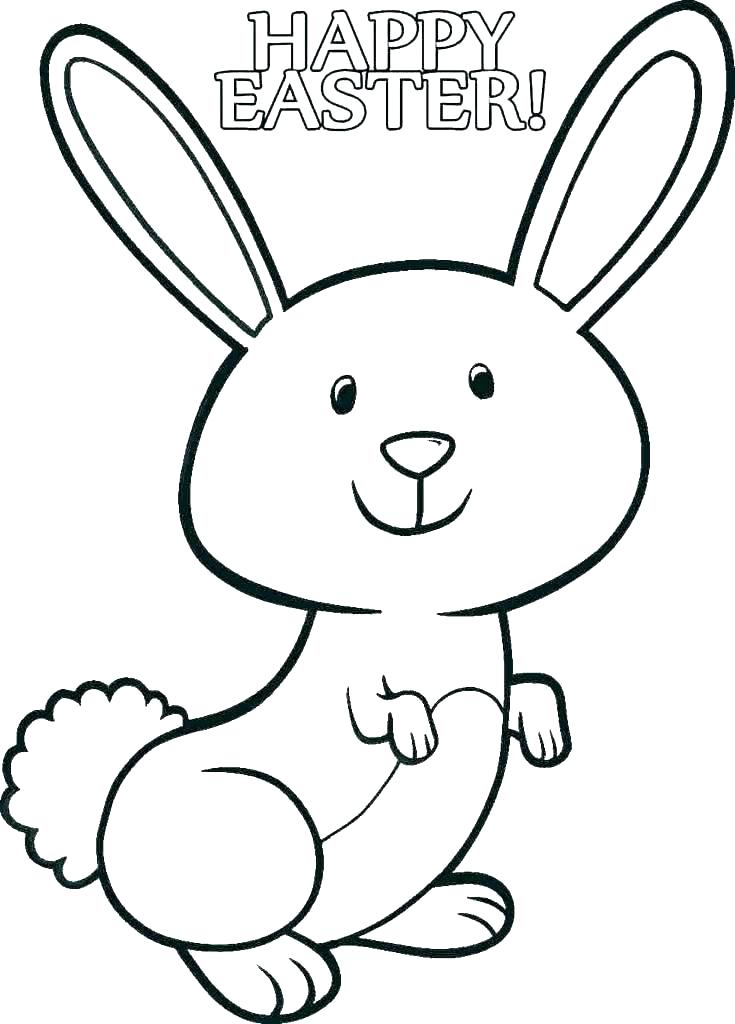 735x1024 Coloring Pages Free Printable Bunny Rabbit Coloring Page Free