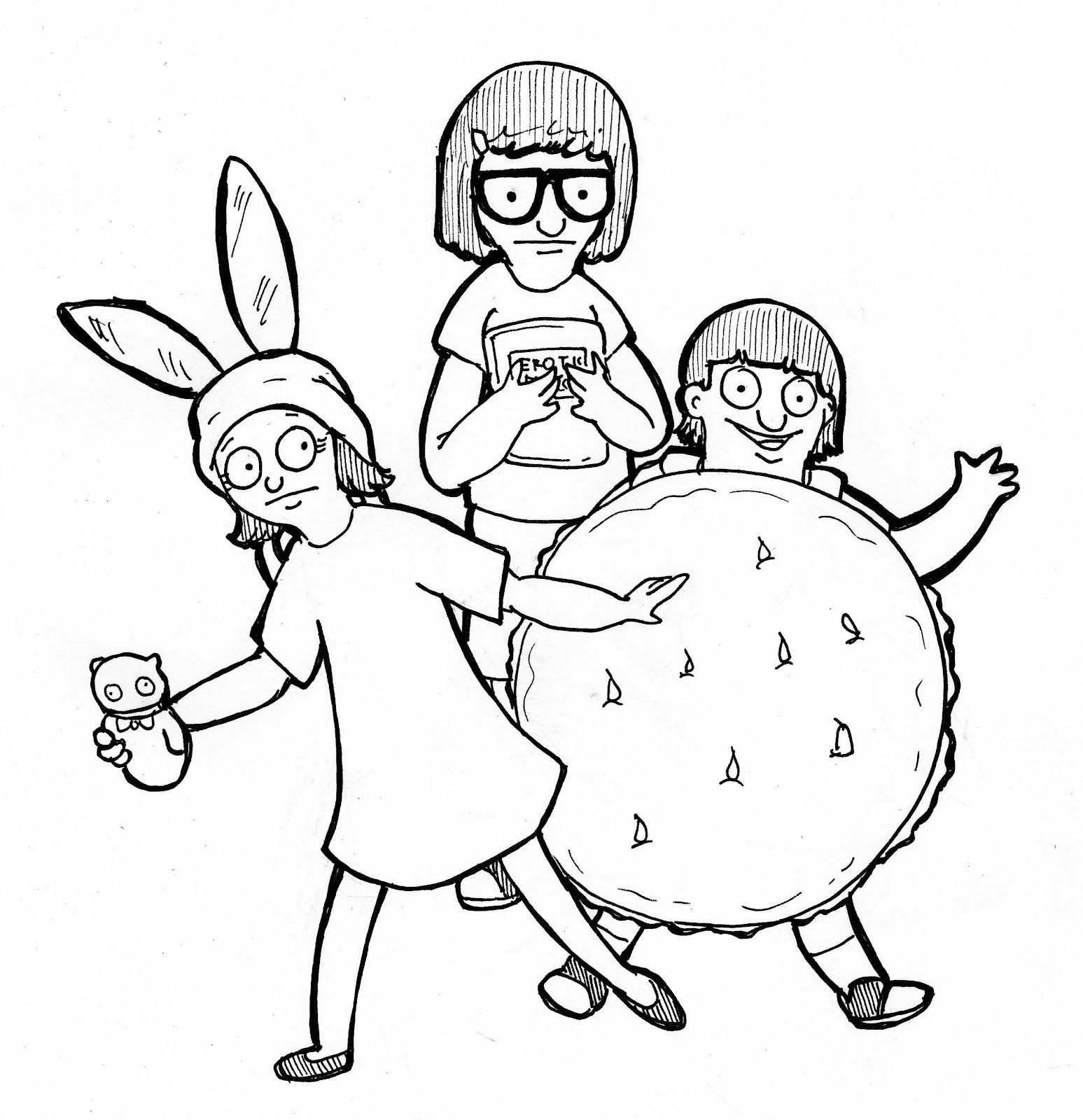 1547x1600 Spirit Coloring Pages Fresh Bobs Burgers Coloring Pages Google