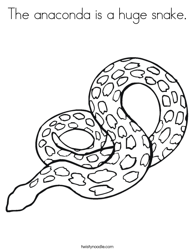 685x886 Drawn Snake Anaconda Snake