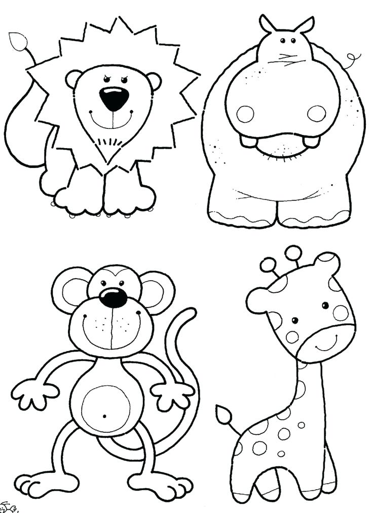736x1011 Real Animal Coloring Pages 2646589