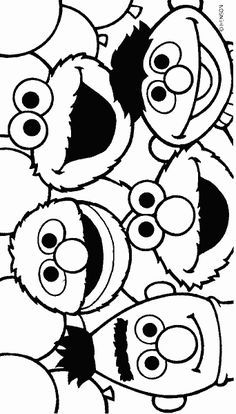 236x414 Sesame Street Coloring Sheets