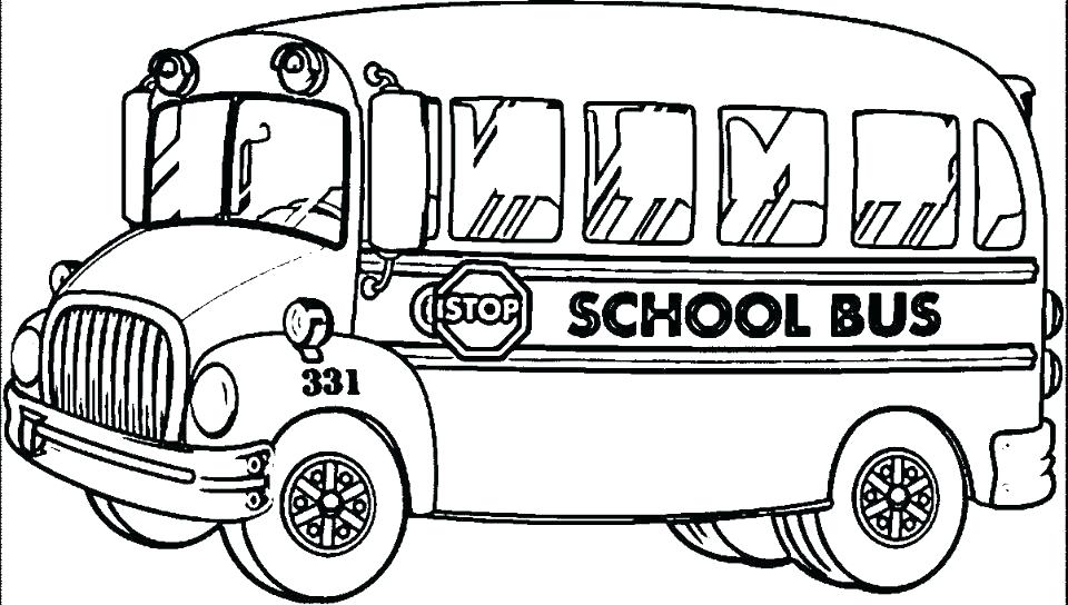 Bus Coloring Page at GetColorings.com | Free printable colorings pages ...