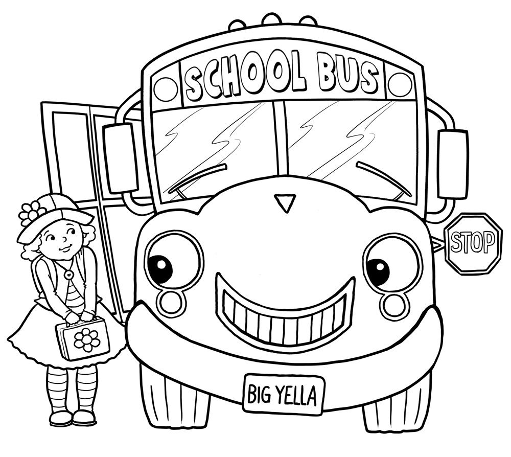 1000x894 Free Printable School Bus Coloring Pages For Kids School Buses