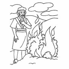 Moses Coloring Pages 230x230 Moses Coloring Pages