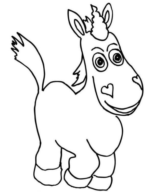 600x752 Toy Story 3 Buttercup Coloring Pages