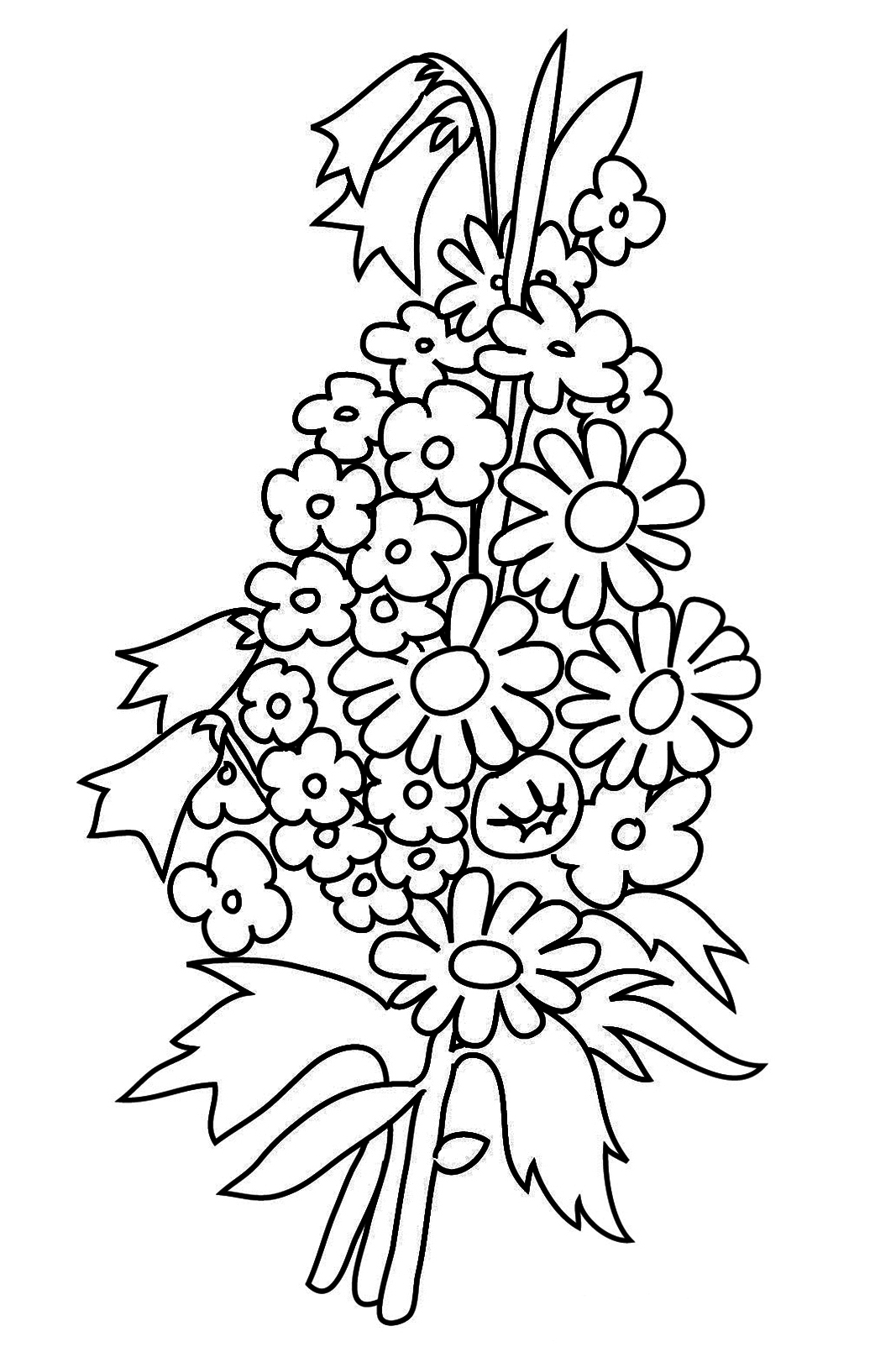 New Printable Flower Bouquet Coloring Pages Gallery Printable 1067x1604 New Printable Flower Bouquet Coloring Pages Gallery Printable