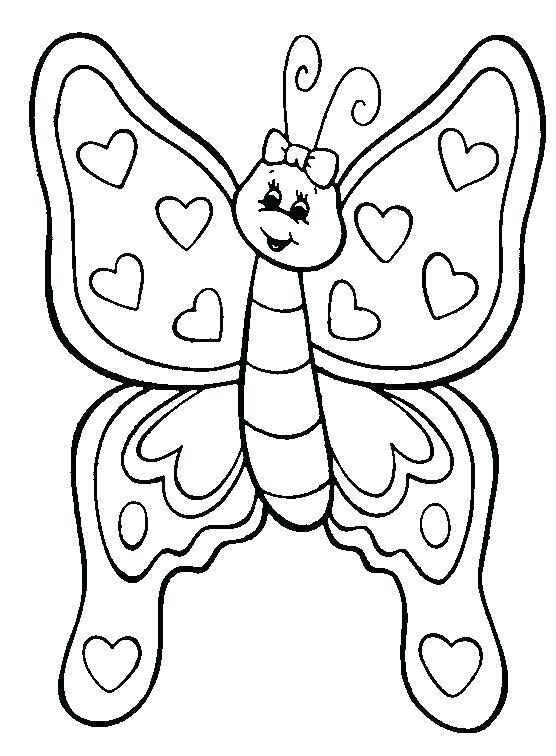 556x756 Color Page Butterfly Free Coloring Pages Butterfly Coloring Page