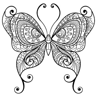 Butterfly Coloring Pages 320x320 Butterfly Coloring Pages