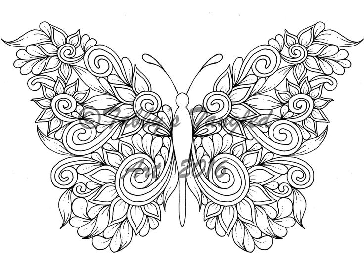 Butterfly Coloring Pages For Adults 85 Best Butterfly Coloring 736x552 Butterfly Coloring Pages For Adults 85 Best Butterfly Coloring