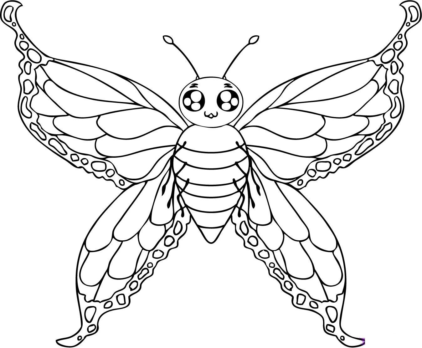 Free Printable Butterfly Coloring Pages For Kids Printable 1348x1112 Free Printable Butterfly Coloring Pages For Kids Printable