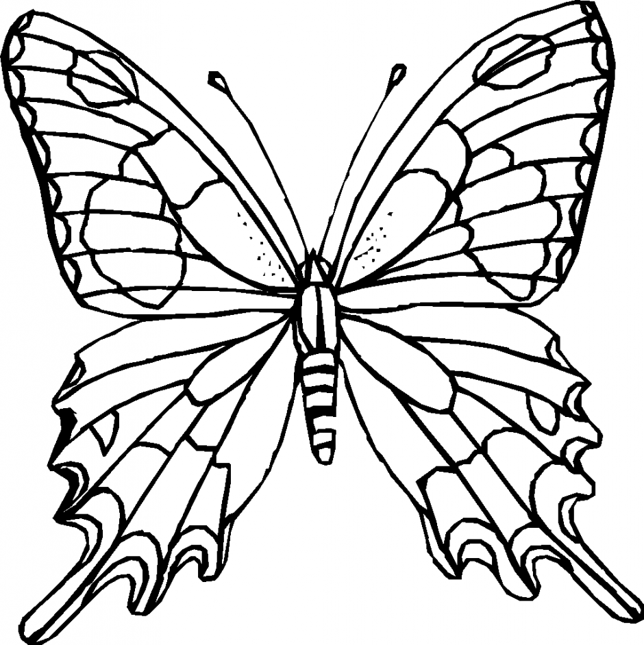 Printable Butterflies Coloring Pages Coloring Page For Kids Kids 940x942 Printable Butterflies Coloring Pages Coloring Page For Kids Kids