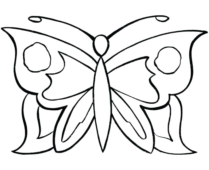 Simple Colouring Pages For Toddlers Butterfly Coloring Template 800x653 Simple Colouring Pages For Toddlers Butterfly Coloring Template