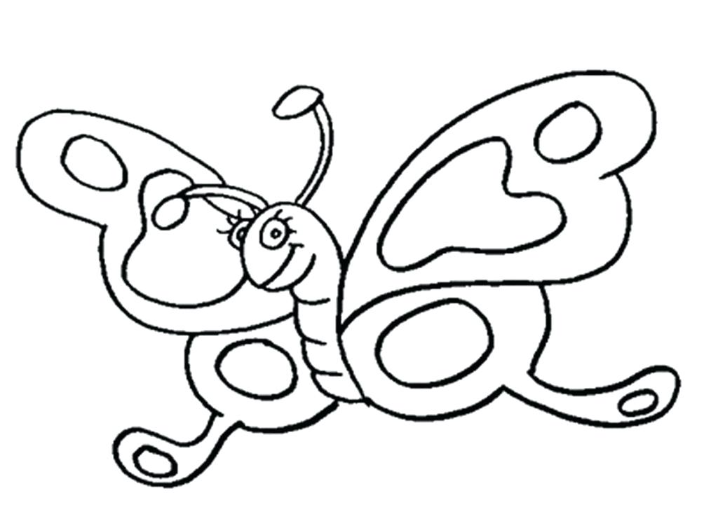 1024x724 Cute Butterfly Coloring Pages Free Printable Butterfly Coloring