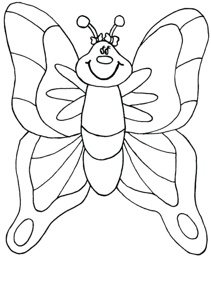 675x900 Toddler Color Pages Butterfly Coloring Pages For Toddlers Coloring