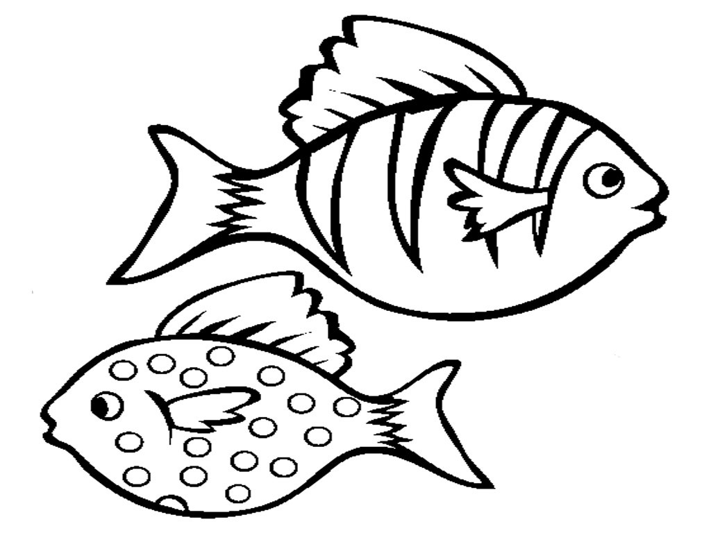 Free Printable Fish Coloring Pages For Kids Printable Fish 1024x768 Free Printable Fish Coloring Pages For Kids Printable Fish