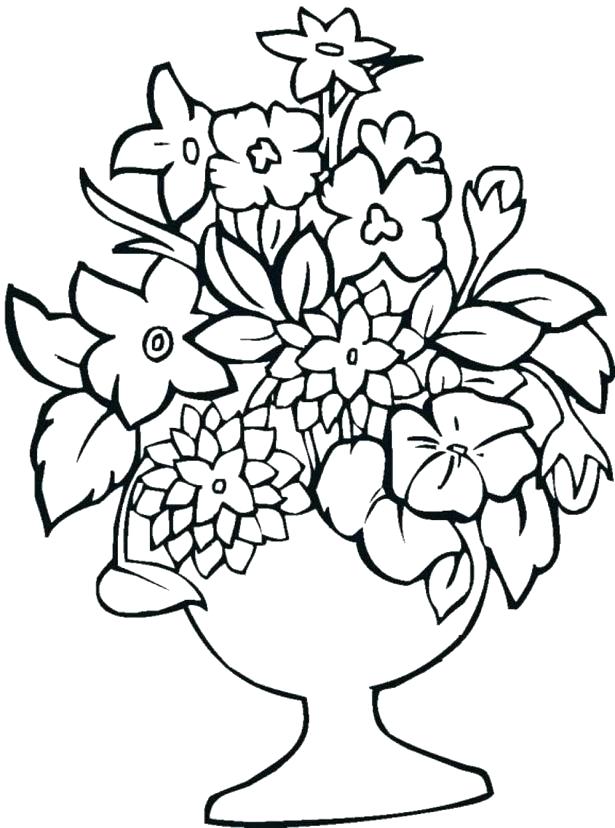 Coloring Pages Flowers And Butterflies Flower Coloring Pages Free 615x828 Coloring Pages Flowers And Butterflies Flower Coloring Pages Free