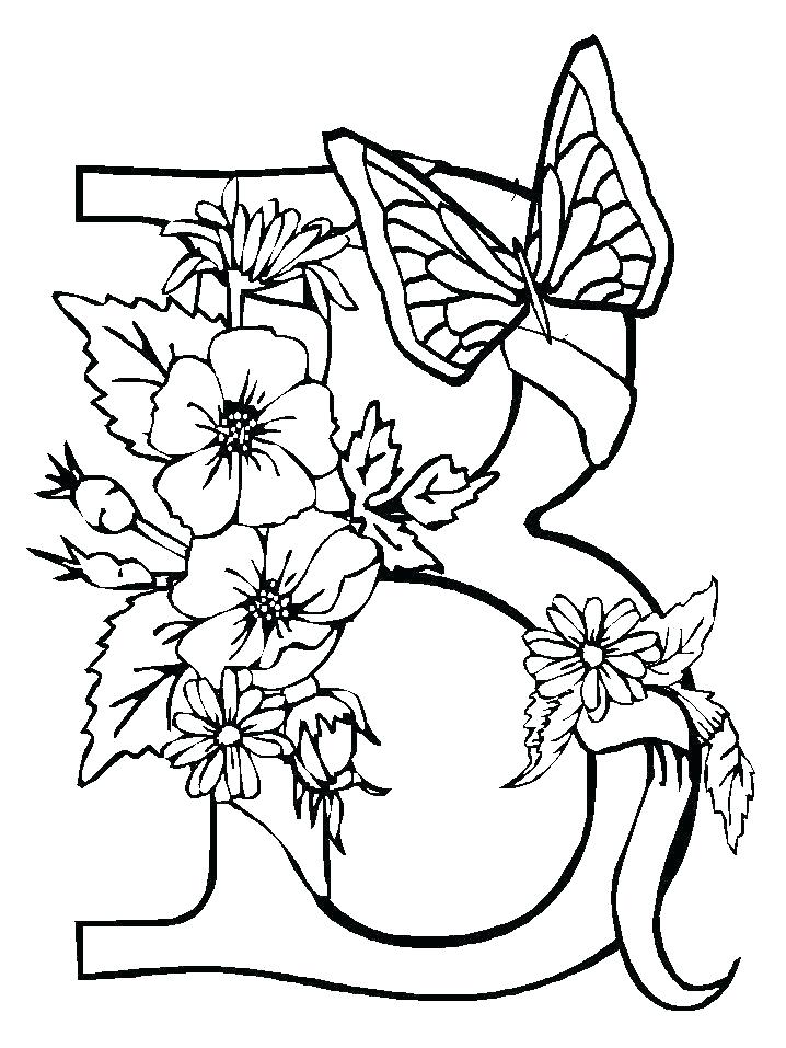 Flowers And Butterflies Coloring Pages Flowers And Butterflies 718x957 Flowers And Butterflies Coloring Pages Flowers And Butterflies