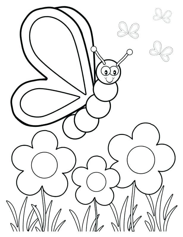Butterfly Coloring Page Good Butterfly And Flower Coloring Pages 615x796 Butterfly Coloring Page Good Butterfly And Flower Coloring Pages