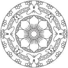 Butterfly Mandala Coloring Pages Printable World Of Printable 230x230 Butterfly Mandala Coloring Pages Printable World Of Printable