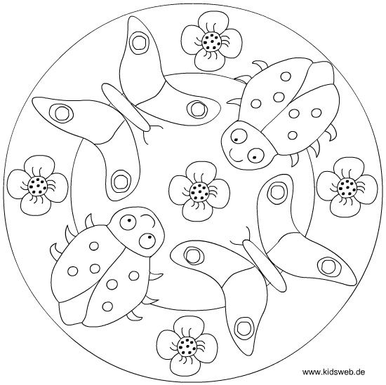 Butterfly Mandala Coloring Page Crafts And Worksheets 550x549 Butterfly Mandala Coloring Page Crafts And Worksheets