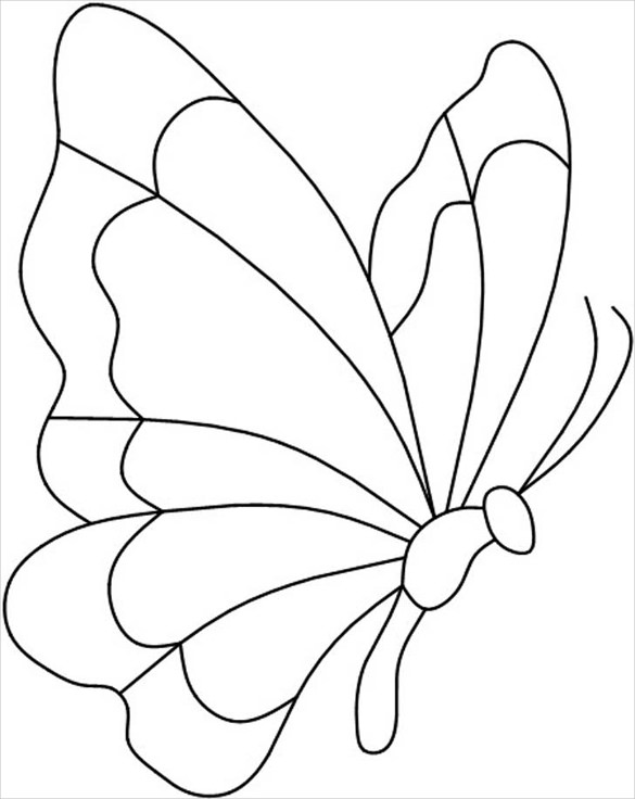 Butterfly Template Printable 30 Butterfly Templates Printable 585x736 Butterfly Template Printable 30 Butterfly Templates Printable