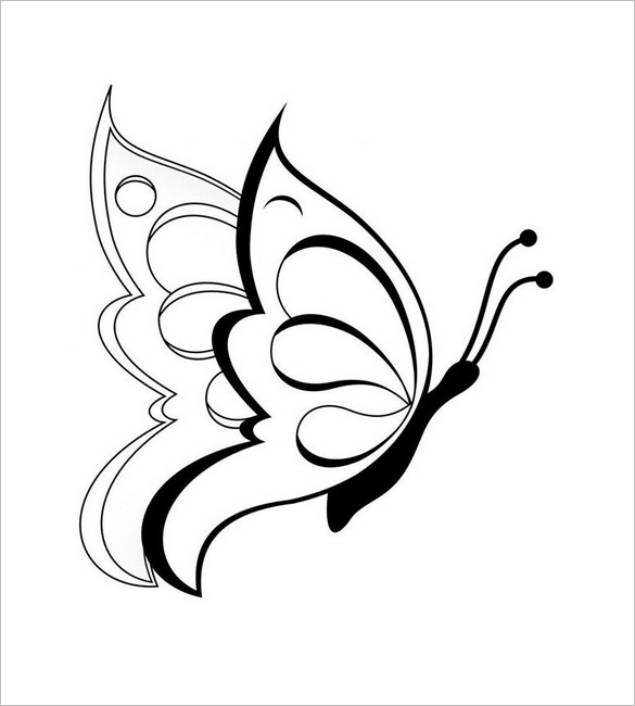 Butterfly Templates Printable Crafts Amp Colouring Pages 585x650 Butterfly Templates Printable Crafts Amp Colouring Pages