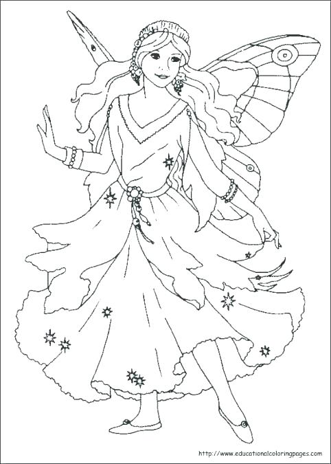 Butterfly Princess Coloring Pages at GetColorings.com | Free printable ...