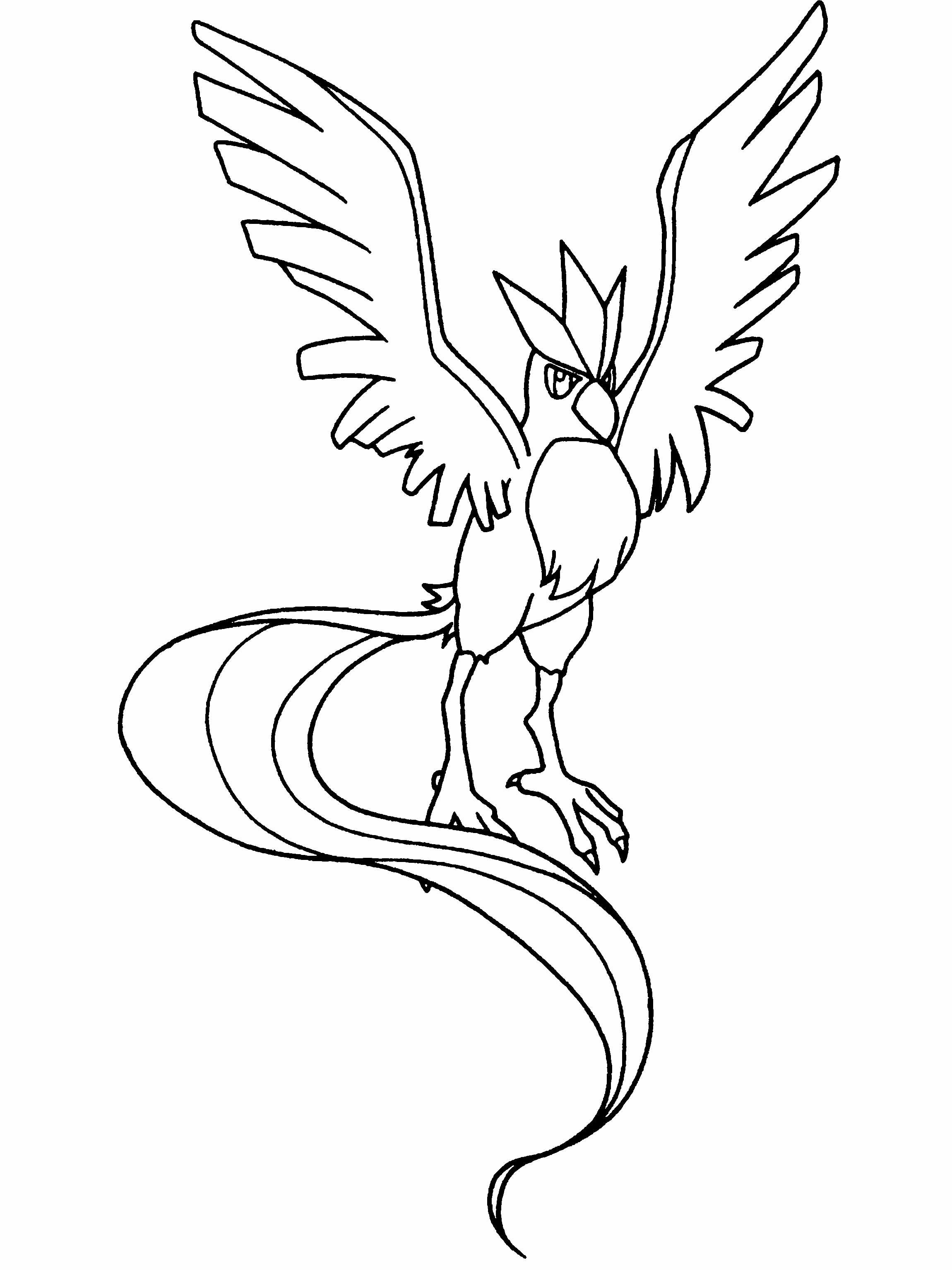 A Great Bird Pokemon Coloring Pages Drawing 2300x3069 A Great Bird Pokemon Coloring Pages Drawing
