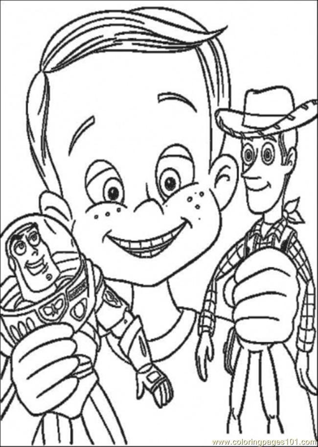 Buzz And Woody Coloring Pages