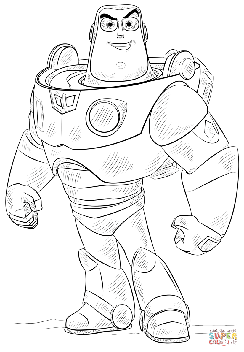 824x1186 Expert Buzz Lightyear Coloring Pages Online Pa