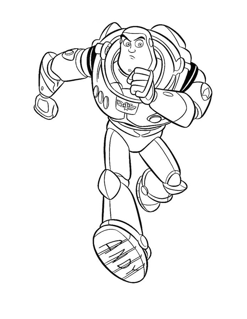 850x1100 Free Printable Buzz Lightyear Coloring Pages For Kids