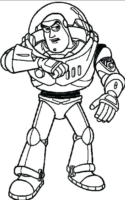491x782 Buzz Lightyear Coloring Pages