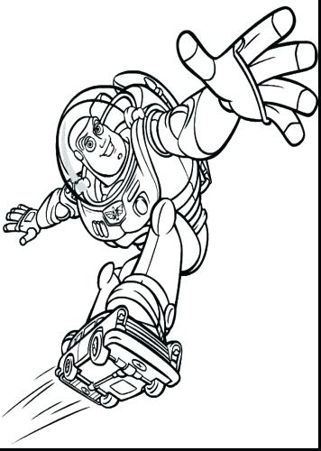 356x500 Disney Buzz Lightyear Coloring Pages Professional