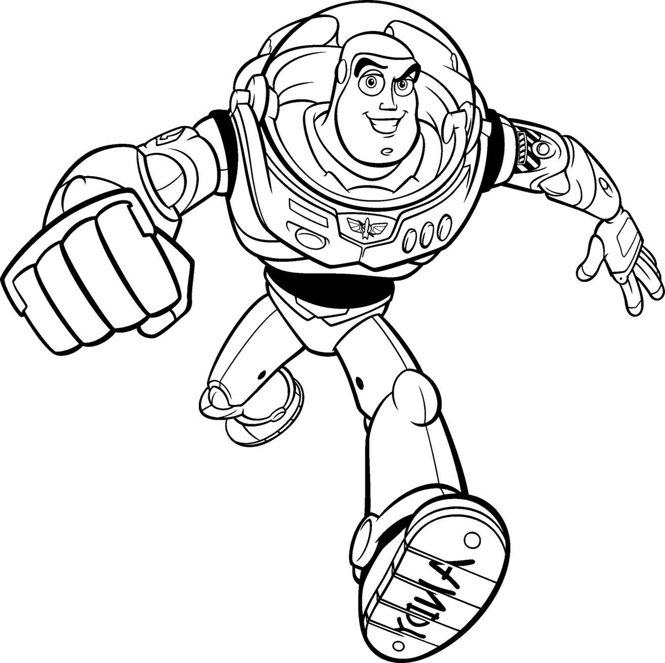 1314x1310 Last Chance Buzz Lightyear Coloring Pages Onli