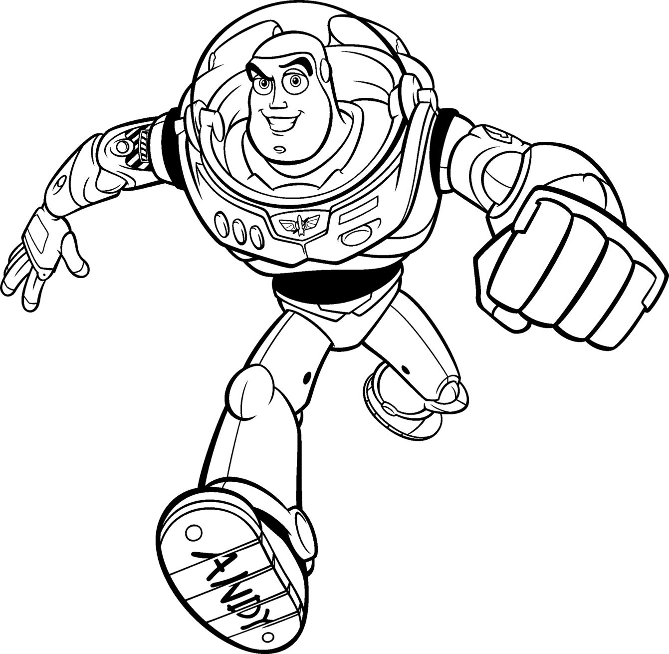 Buzz Lightyear Coloring Pages