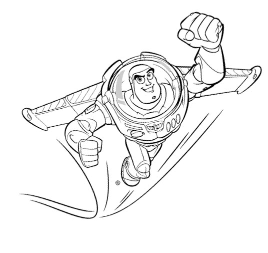 536x505 Free Printable Buzz Lightyear Coloring Pages For Kids Buzz Lightyear