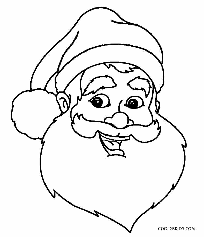 789x920 Free Printable Santa Coloring Pages For Kids Cool2bkids