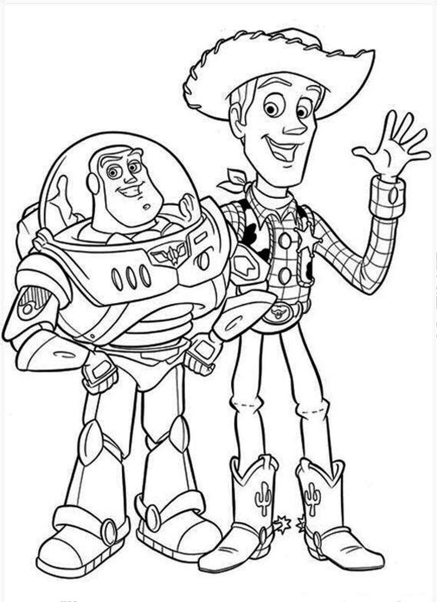 900x1240 Buzz Lightyear Coloring Pages