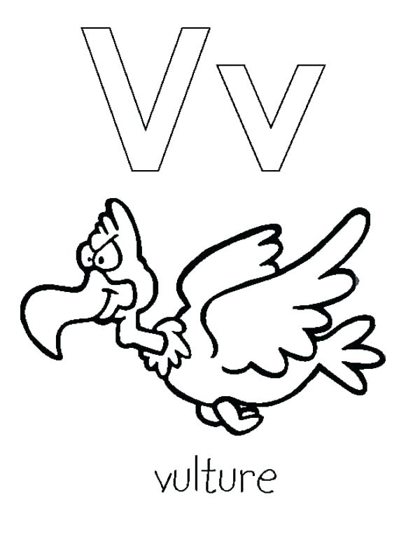 Vulture Coloring Pages Letter V Coloring Page Letter V Is 600x800 Vulture Coloring Pages Letter V Coloring Page Letter V Is