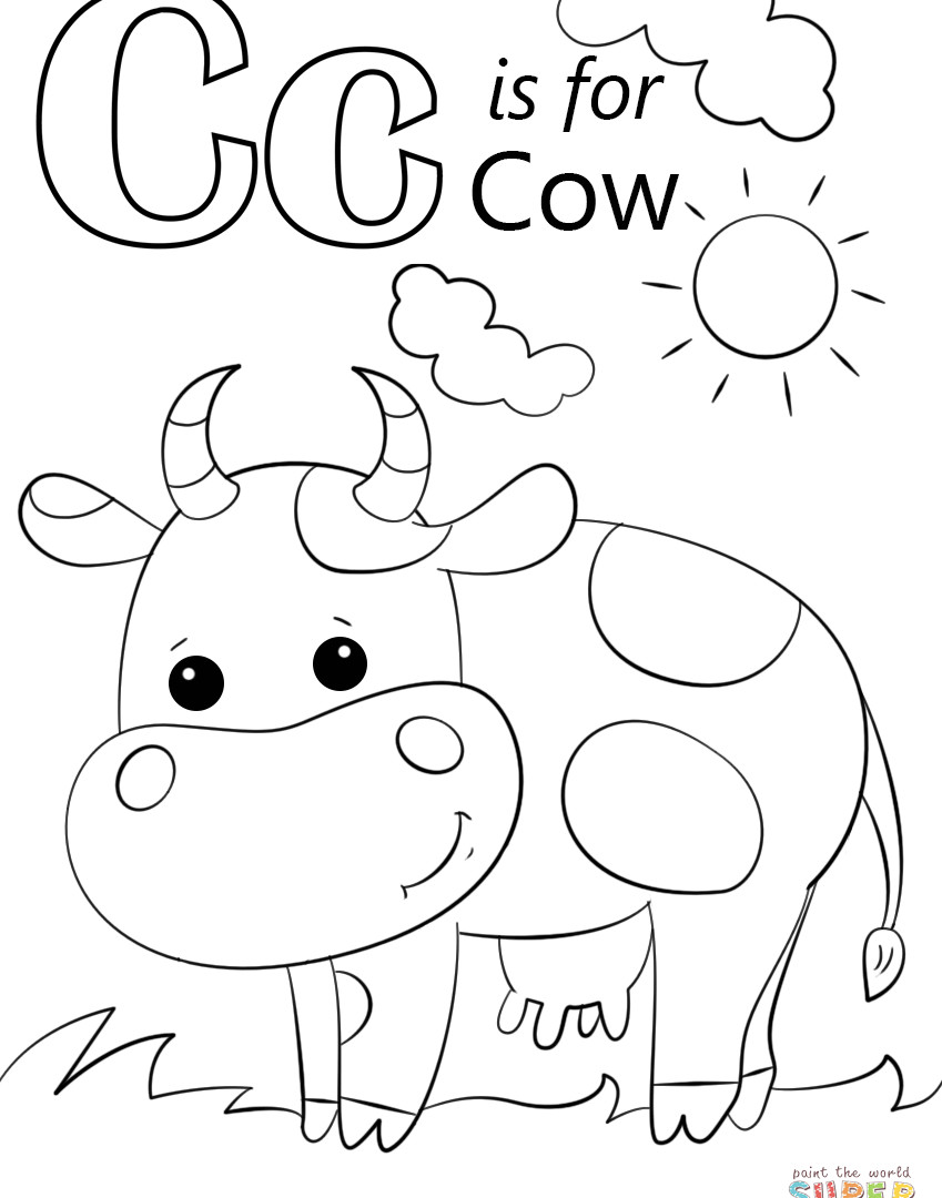 Edge Letter C Coloring Sheets Free Printable Pages For Preschool 849x1080 Edge Letter C Coloring Sheets Free Printable Pages For Preschool