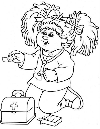 Cabbage Coloring Page