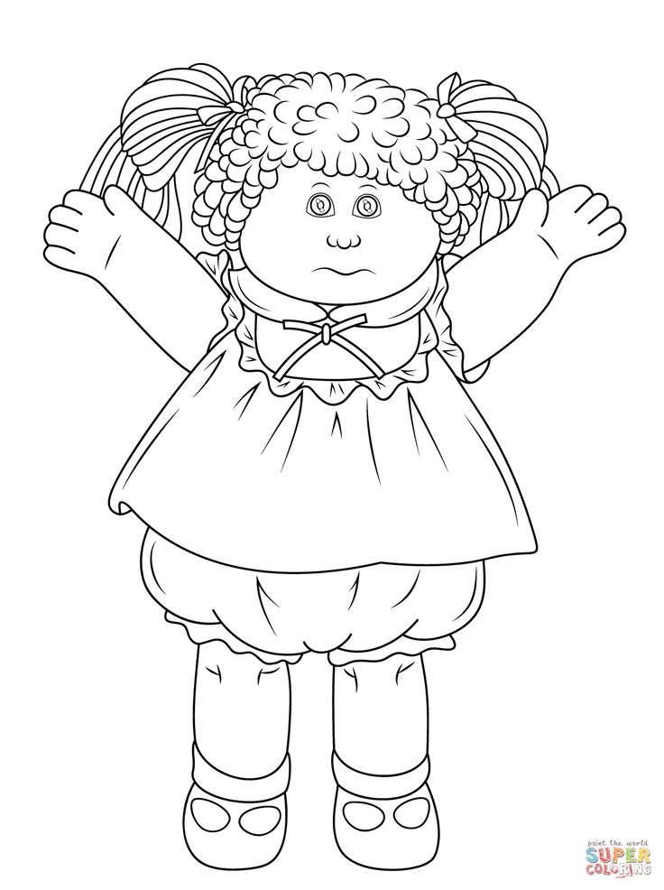 736x986 17 Best Colouring Cabbage Patch Images On Cabbage